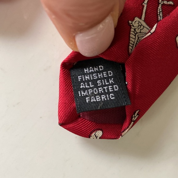 Antatomical Chart Co. Skeletons Plating Sports Tie. Silk. Made in USA - Picture 6 of 9